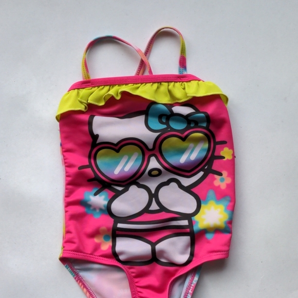 2T Girl Hello Kitty Swim Suit - Picture 2 of 10